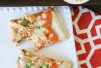 Quick & Creamy Ranch Chicken Pizza