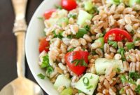 Simple Greek Farro Salad And Your Chance To Win