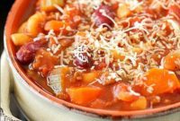 Rustic Italian Pasta and Bean Soup