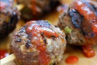 Italian Meatball Skewers