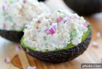 Creamy Keto Tuna Avocado Boats