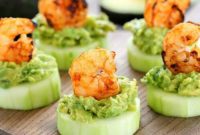 Refreshing Low Carb Shrimp & Avocado Stacks