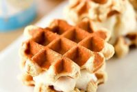 Guilt-Free Waffle Cookie Ice Cream Sandwiches