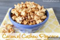Quick and Easy Caramel Cashew Popcorn Delight
