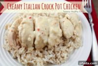 Slow Cooker Creamy Tuscan Chicken