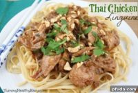 Thai Peanut Chicken Linguine