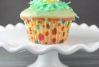 Easter Basket Vanilla Glazed Cupcakes
