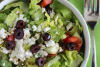 Effortless Greek Salad with Zesty Homemade Dressing