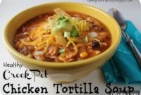 Wholesome Slow Cooked Chicken Tortilla Bowl