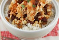 Simple Slow Cooker Chicken Taco Bowls
