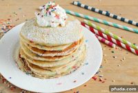 Rainbow Sprinkle Flapjacks