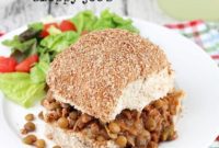 Hearty Slow Cooker Turkey Lentil Sloppy Joes