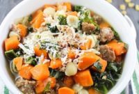 Hearty Sweet Potato Sausage Soup