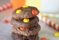 Chocolate Cookies with Reese’s Pieces