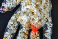 Candy Corn Popcorn Monster Hands