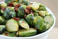 Quick Crispy Bacon Brussels Sprouts