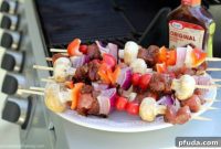 Sticky Teriyaki BBQ Pork Skewers
