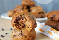 Just 3 Ingredients For Light Pumpkin Chocolate Chip Cookies