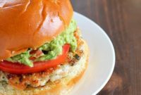 Avocado Lime Chicken Burgers