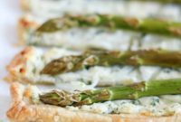 Spring Asparagus Ricotta Tart