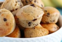 Irresistible Banana Chocolate Chip Mini Muffins