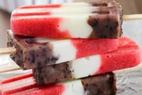 Wholesome Red, White and Blue Fruit Pops