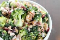 Luscious Creamy Broccoli Salad