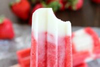 Dreamy Strawberry Yogurt Pops
