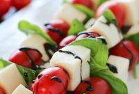 Easy Caprese Bites with Balsamic Glaze