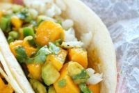 Tropical Fish Tacos with Mango Salsa