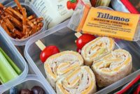 Wholesome Creamy Turkey Pinwheels Lunchbox Favorite