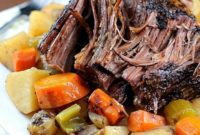 Tender Slow Cooker Pot Roast and Hearty Vegetables