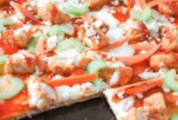 No-Fuss Buffalo Chicken Pizza