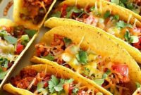 Oven Baked Turkey Taco Stack