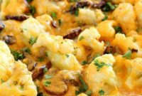 Creamy Cheesy Cauliflower Gratin