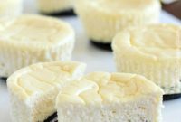 Guilt-Free Mini Oreo Cheesecakes