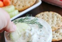 Enjoy Creamy Cucumber Dill Dip and Enter Our Giveaway