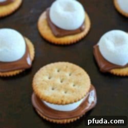 Easy Oven S'mores Sandwiches with Ritz Crackers