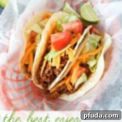 The Best Homemade Tacos - Recipe image