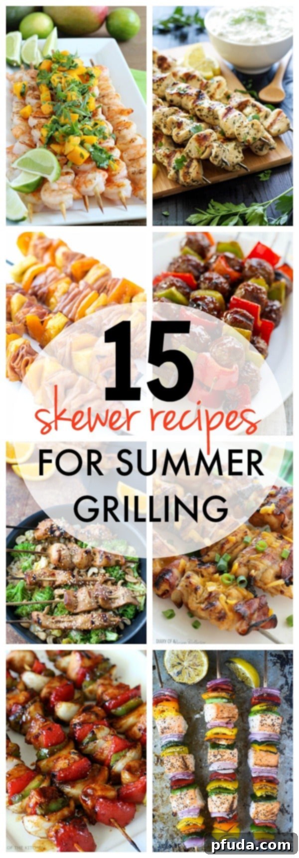 Savor Summer 15 Skewer Grilling Recipes 2 A vibrant collection of grilled skewer recipes, perfect for summer cookouts and easy healthy meals.