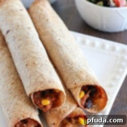 Skinny Mexican Flautas Recipe