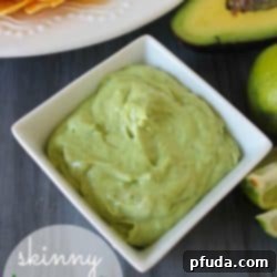 Delicious and healthy Skinny Creamy Avocado Dip
