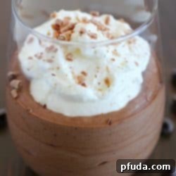 Chocolate Mousse that's incredibly easy to make with only 5 simple ingredients and a few steps from start to finish! You won't believe how creamy and totally delicious it is. Fancy enough for a party but easy enough for a quick dessert any night of the week. :) AD