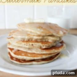 Skinny Buttermilk Pancakes