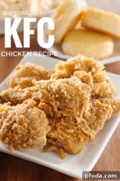 Crispy and flavorful Copycat KFC Fried Chicken, seasoned with eleven herbs and spices.