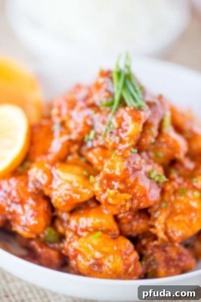 Crispy and flavorful P.F. Chang's Orange Peel Chicken, an Asian-inspired copycat dish.