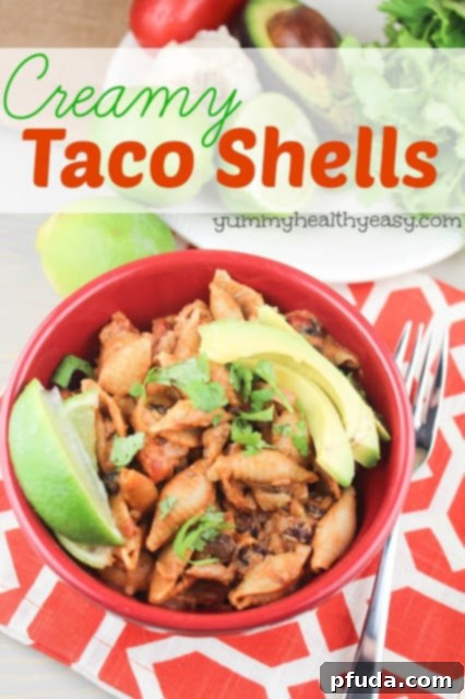 Creamy Taco Shells in a rustic serving bowl, garnished with fresh cilantro.