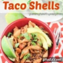 Creamy Taco Shells, a delicious one-pan taco pasta recipe.