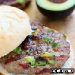 Quick & Creamy Turkey Avocado Burgers 2 Incredibly juicy and delicious Turkey Avocado Burgers! Only a few ingredients to the best turkey burgers you've ever had!