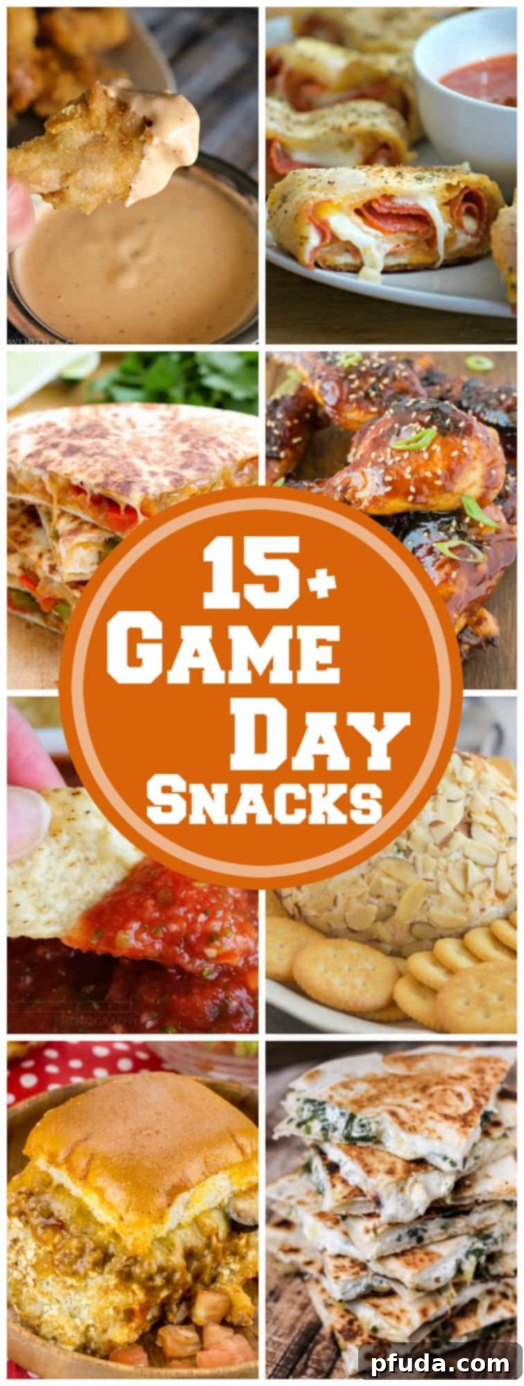 These 15+ Game Day Snacks are seriously the BEST EVER snacks/appetizers that you will love to serve up at the next big sports game! 